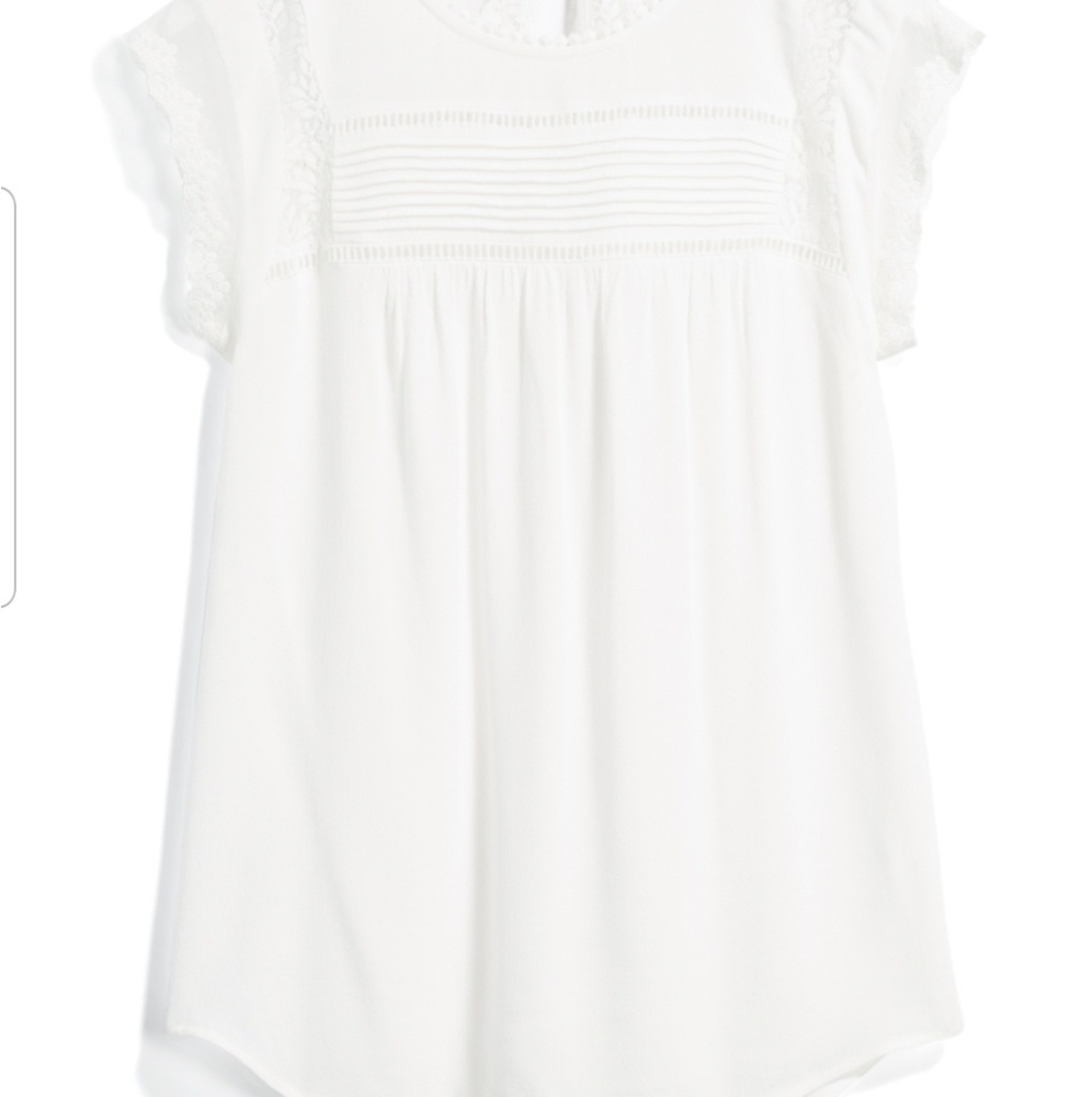 Lace detail blouse